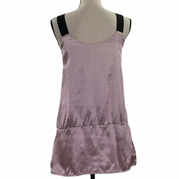 WET Seal Silky Lavender Beaded Tunic Tank Top L - Picture 2 of 9